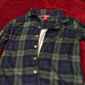 Macy’s Plaid PJs Kids Size M(8)